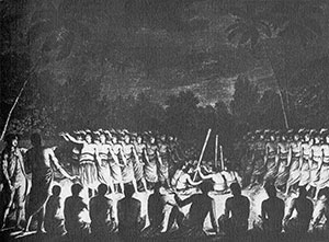 Night dance at Haʻapai